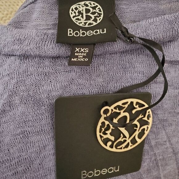 Bobeau Jessica Twist Hem Slub Tee sz XXS - Picture 11 of 13